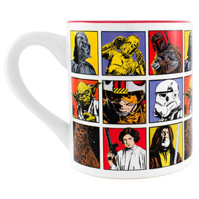 Silver Buffalo Home > Drinkware > Mugs Star Wars Grid 14oz Ceramic Mug 817398023609 SW1732 : SW1732-04024SB
