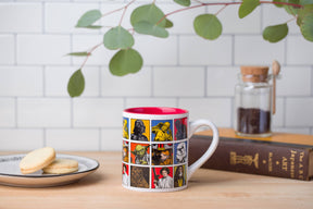 Silver Buffalo Home > Drinkware > Mugs Star Wars Grid 14oz Ceramic Mug 817398023609 SW1732 : SW1732-04024SB