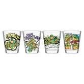 Silver Buffalo Home > Drinkware Silver Buffalo: Teenage Mutant Ninja Turtles - 1.5oz Mini Glass Set 4pc 840298936342 NT180764B-CI012SB