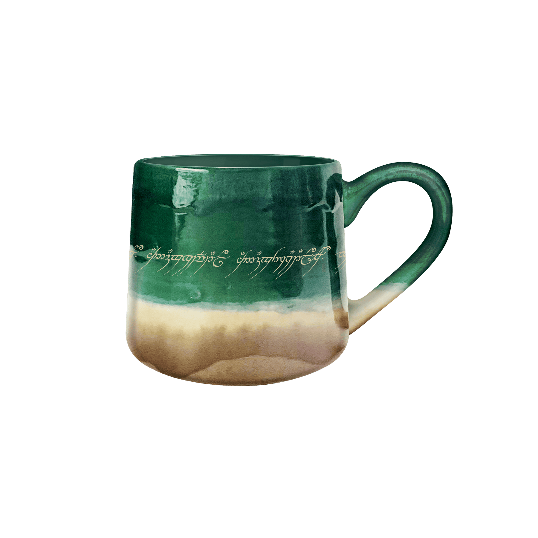 Silver Buffalo Lord of the Rings Reactive Glaze 18oz. Tapered Pottery Mug LTR707RLS : LTR707RLS-04024SB
