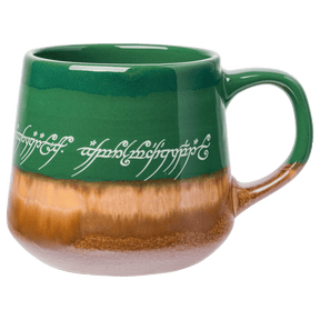 Silver Buffalo Lord of the Rings Reactive Glaze 18oz. Tapered Pottery Mug LTR707RLS : LTR707RLS-04024SB