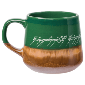 Silver Buffalo Lord of the Rings Reactive Glaze 18oz. Tapered Pottery Mug LTR707RLS : LTR707RLS-04024SB