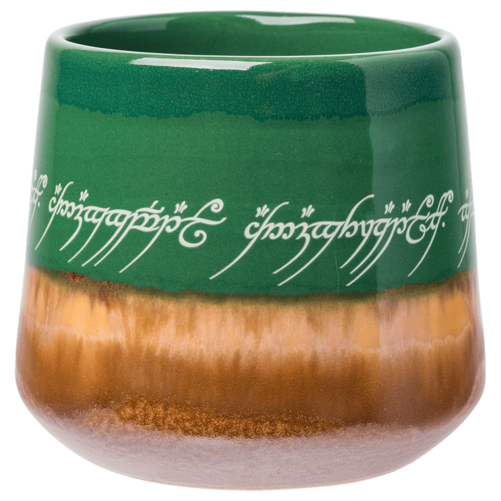 Silver Buffalo Lord of the Rings Reactive Glaze 18oz. Tapered Pottery Mug LTR707RLS : LTR707RLS-04024SB