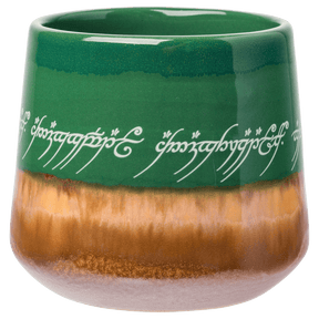Silver Buffalo Lord of the Rings Reactive Glaze 18oz. Tapered Pottery Mug LTR707RLS : LTR707RLS-04024SB