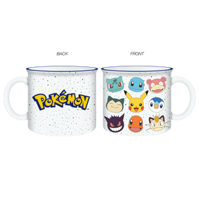 Silver Buffalo Pokémon Multi Face Set 20oz Ceramic Camper Mug PK1712E1 : PK1712E1-04024SB