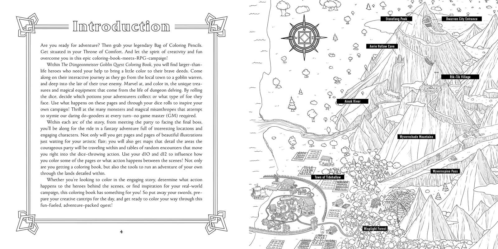 Simon & Schuster Books Düngeonmeister Goblin Quest Coloring Book 9781507221204 9781507221204