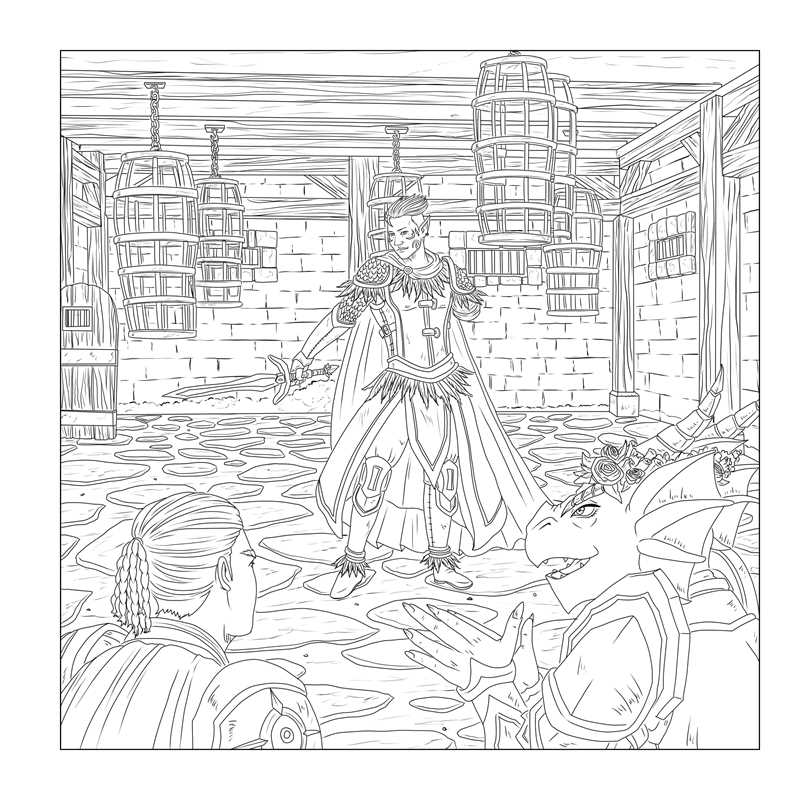 Simon & Schuster Books Düngeonmeister Goblin Quest Coloring Book 9781507221204 9781507221204