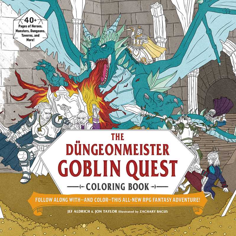 Simon & Schuster Books Düngeonmeister Goblin Quest Coloring Book 9781507221204 9781507221204