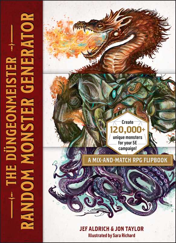 Simon & Schuster Books Düngeonmeister Random Monster Generator 9781507222539 9781507222539