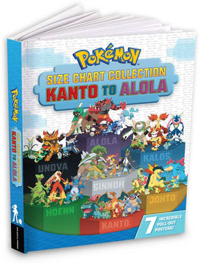 Simon & Schuster Books Pokémon Size Chart Collection: Kanto To Alola 9781604382013 SS-9781604382013