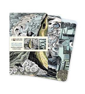 Simon & Schuster Journals Angela Harding: Coastlines Set of 3 Mini Notebooks 9781804178805 9781804178805