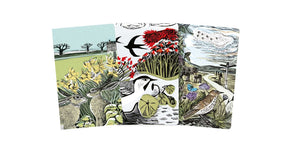 Simon & Schuster Journals Angela Harding: Landscapes Set of 3 Mini Notebooks 9781804171981 9781804171981