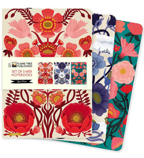 Simon & Schuster Journals Nina Pace Set of 3 Midi Notebooks 9781835622223 9781835622223