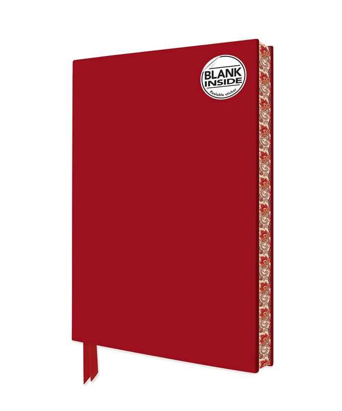 Simon & Schuster Journals Ruby Red Blank Artisan Notebook (Flame Tree Journals) 9781835625583 9781835625583