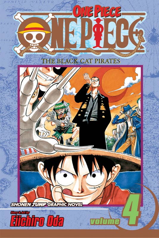 Simon & Schuster Manga` One Piece, Vol. 4 by Eiichiro  Oda: Paperback; 208 pages / English 9781591163374 9781591163374