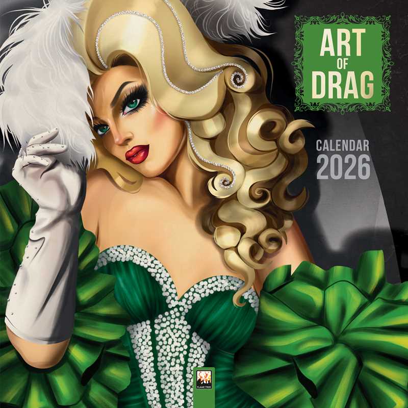 Simon & Schuster Stationery > Calendars Art of Drag Wall Calendar 2026 (Art Calendar) 9781835623695 9781835623695
