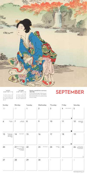 Simon & Schuster Stationery > Calendars Ashmolean Museum: Japanese Art by Toyohara Chikanobu Wall Calendar 2026 (Art Calendar) 9781835624005 9781835624005