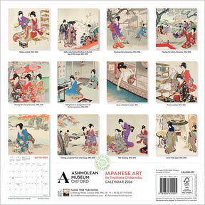 Simon & Schuster Stationery > Calendars Ashmolean Museum: Japanese Art by Toyohara Chikanobu Wall Calendar 2026 (Art Calendar) 9781835624005 9781835624005