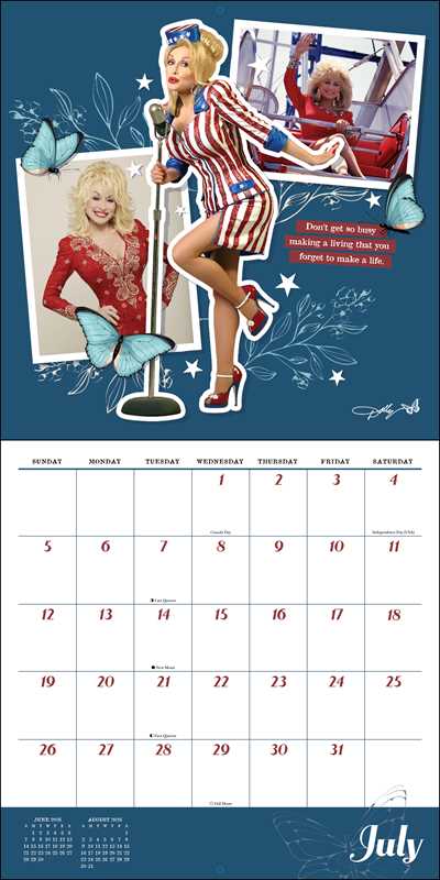 Simon & Schuster Stationery > Calendars Dolly Parton 2026 Wall Calendar 9781524896522 9781524896522