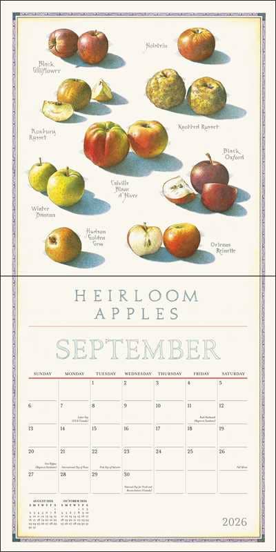 Simon & Schuster Stationery > Calendars Farmer's Market 2026 Wall Calendar 9780789348371 9780789348371