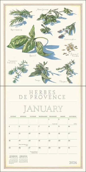 Simon & Schuster Stationery > Calendars Farmer's Market 2026 Wall Calendar 9780789348371 9780789348371
