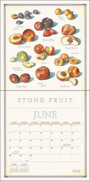 Simon & Schuster Stationery > Calendars Farmer's Market 2026 Wall Calendar 9780789348371 9780789348371