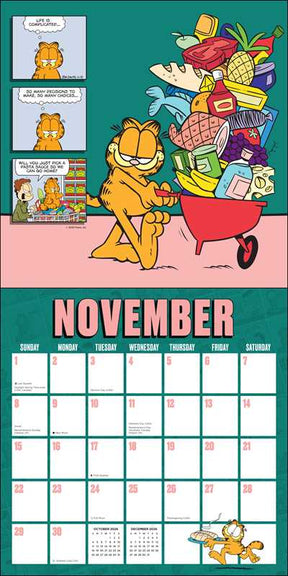 Simon & Schuster Stationery > Calendars Garfield 2026 Wall Calendar 9781524896713 9781524896713
