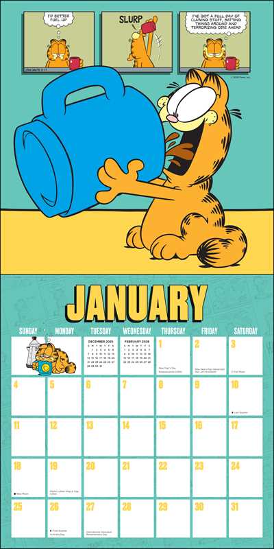 Simon & Schuster Stationery > Calendars Garfield 2026 Wall Calendar 9781524896713 9781524896713