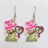 SimpleNGreat Apparel Am I The Drama Earrings 77466364