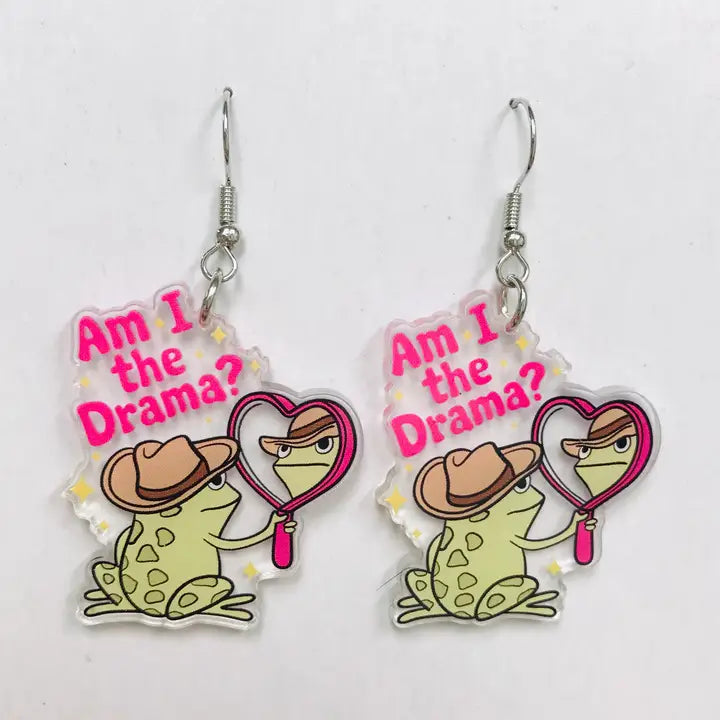 SimpleNGreat Apparel Am I The Drama Earrings 77466364