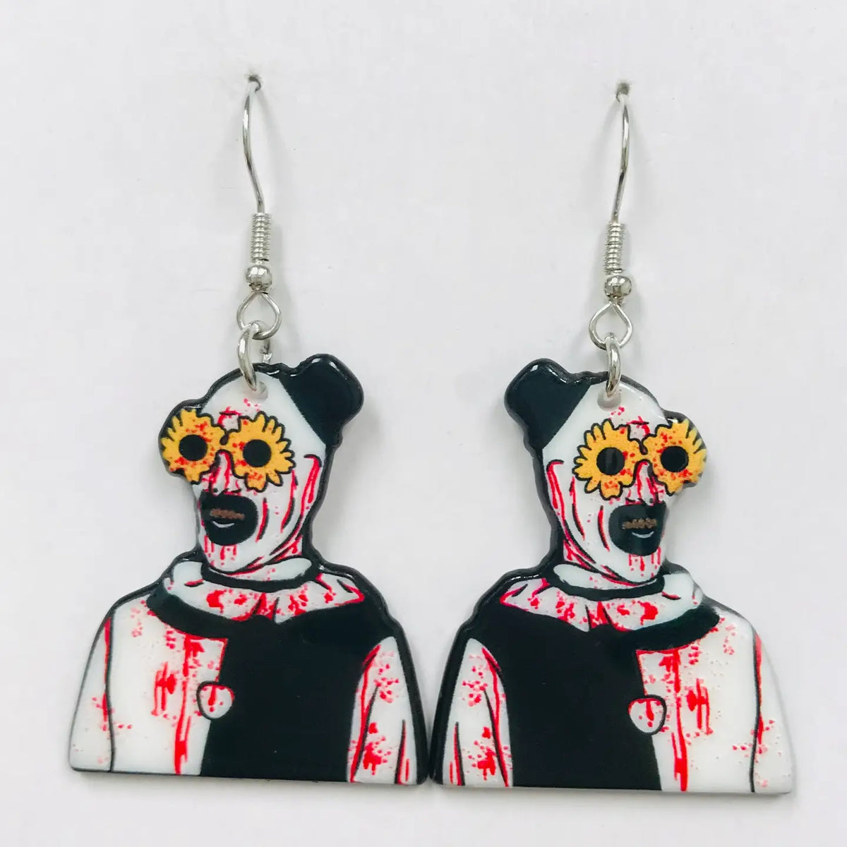 SimpleNGreat Apparel Art the Clown Earrings (Acrylic)