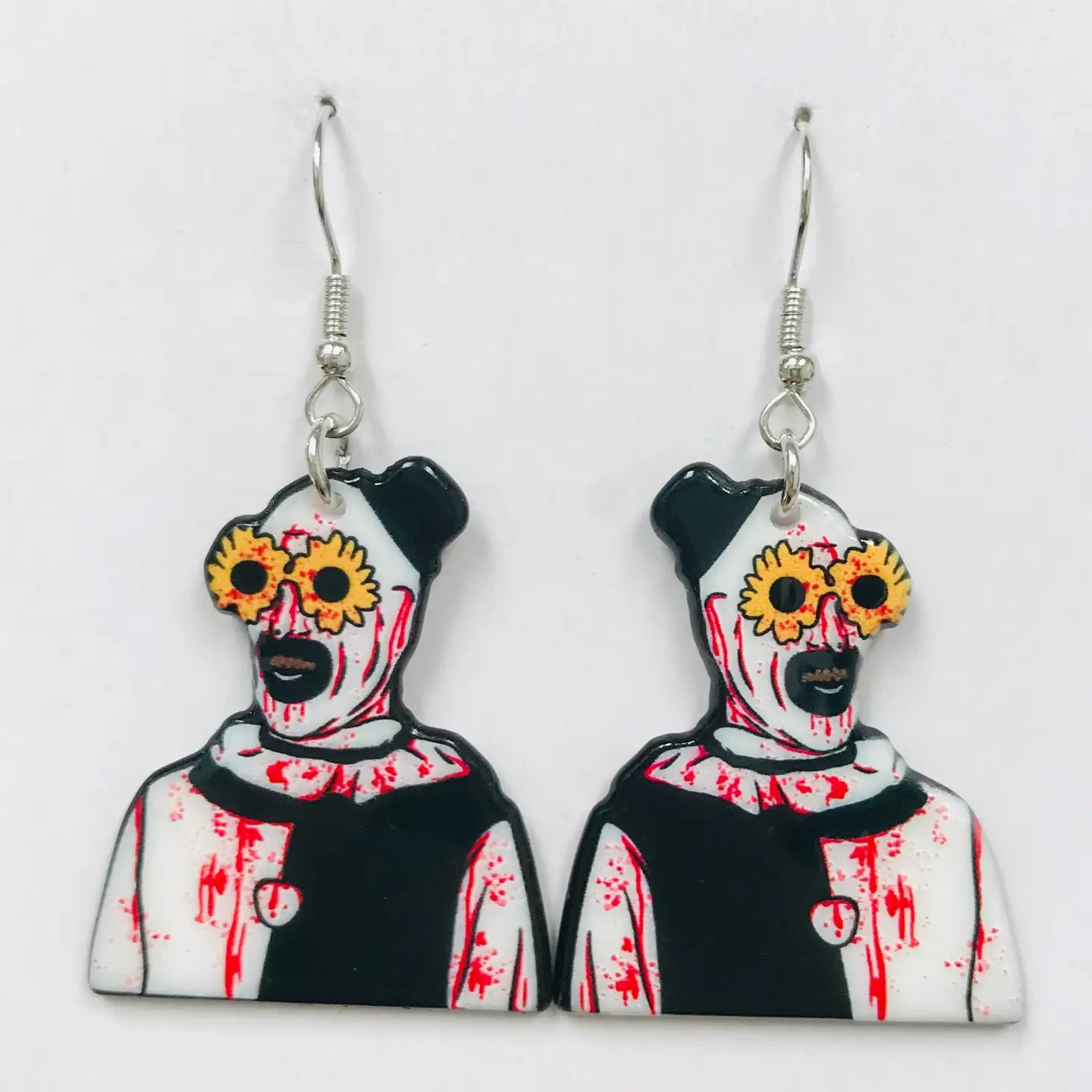 SimpleNGreat Apparel Art the Clown Earrings (Acrylic)