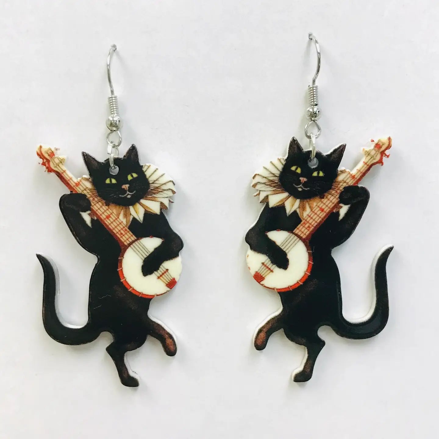 SimpleNGreat Apparel Banjo Cat Earrings (Acrylic) 64766460