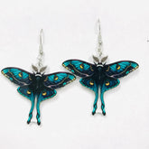 SimpleNGreat Apparel Blue Luna Moth Earrings 70888700