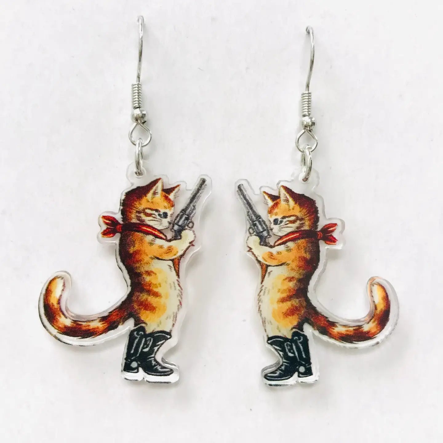 SimpleNGreat Apparel Cat Duel Earrings (Acrylic) 72599036