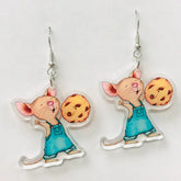 SimpleNGreat Apparel If You Give a Mouse a Cookie Earrings 82840316