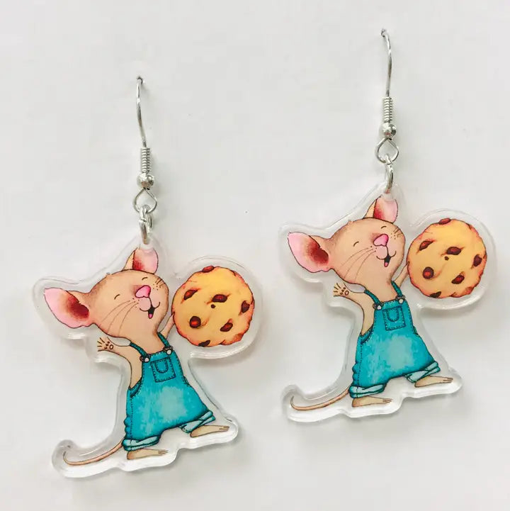 SimpleNGreat Apparel If You Give a Mouse a Cookie Earrings 82840316