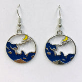 SimpleNGreat Apparel Ocean and Moon Earrings 31940860