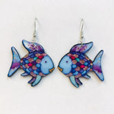 SimpleNGreat Apparel Rainbow Fish Earrings (Acrylic)