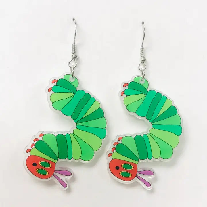 SimpleNGreat Apparel Very Hungry Caterpillar Earrings (Acrylic) 05170428