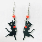 SimpleNGreat Apparel Wine Cat Earrings 73501436