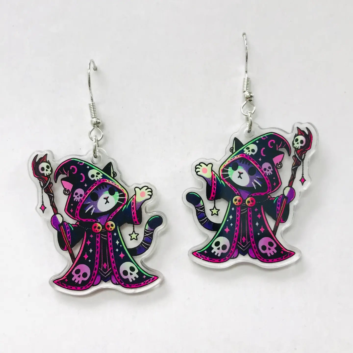 SimpleNGreat Apparel Witch Cat Earrings 57255932