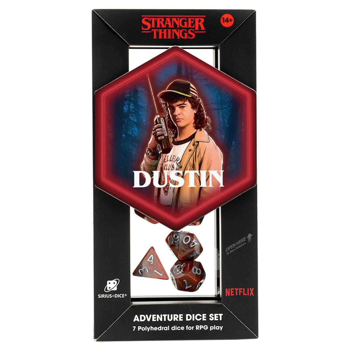Sirius Dice Dice Dustin 7-Set Stranger Things Adventure Dice 810113711232 SDZ900203