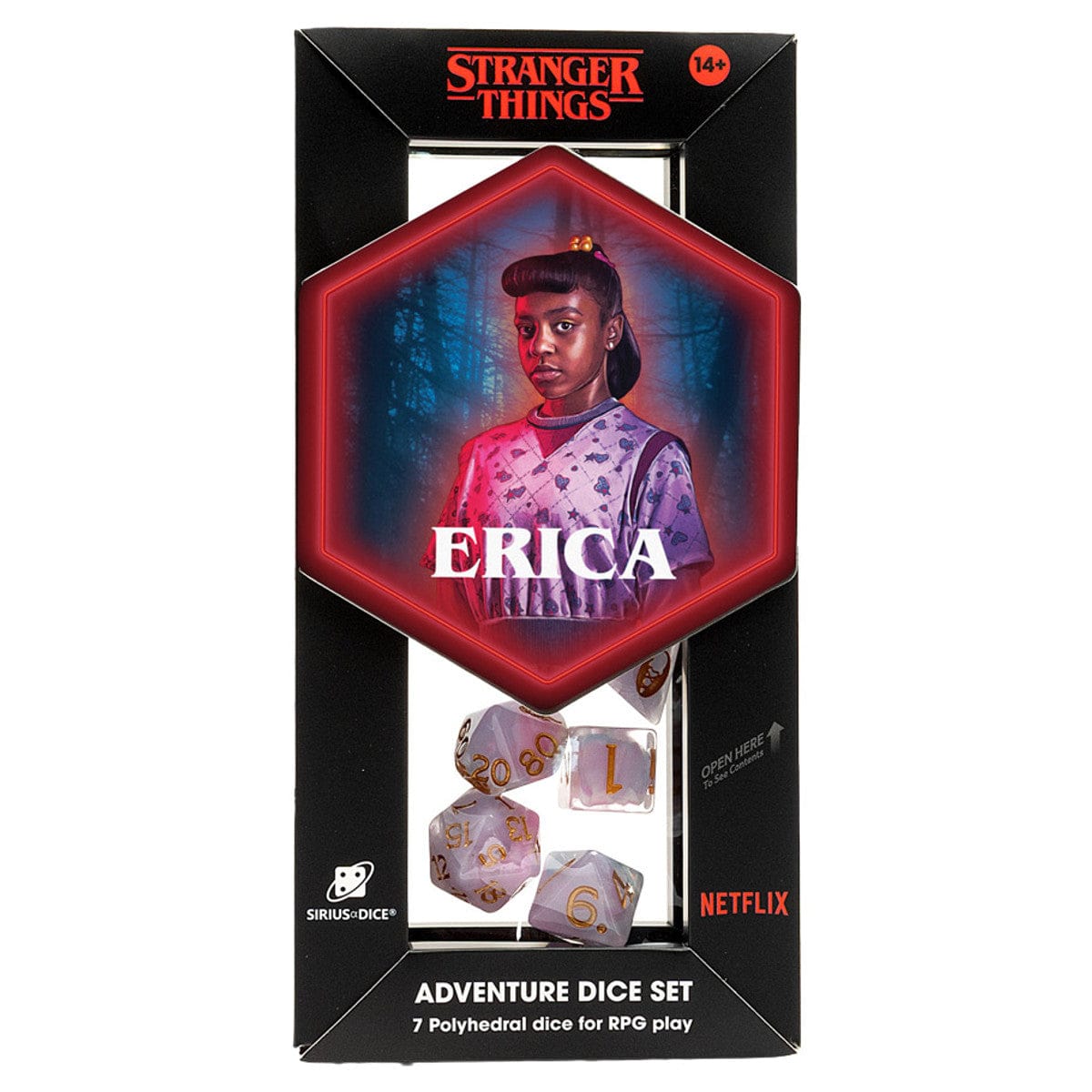 Sirius Dice Dice Erica 7-Set Stranger Things Adventure Dice 810113711577 SDZ900206