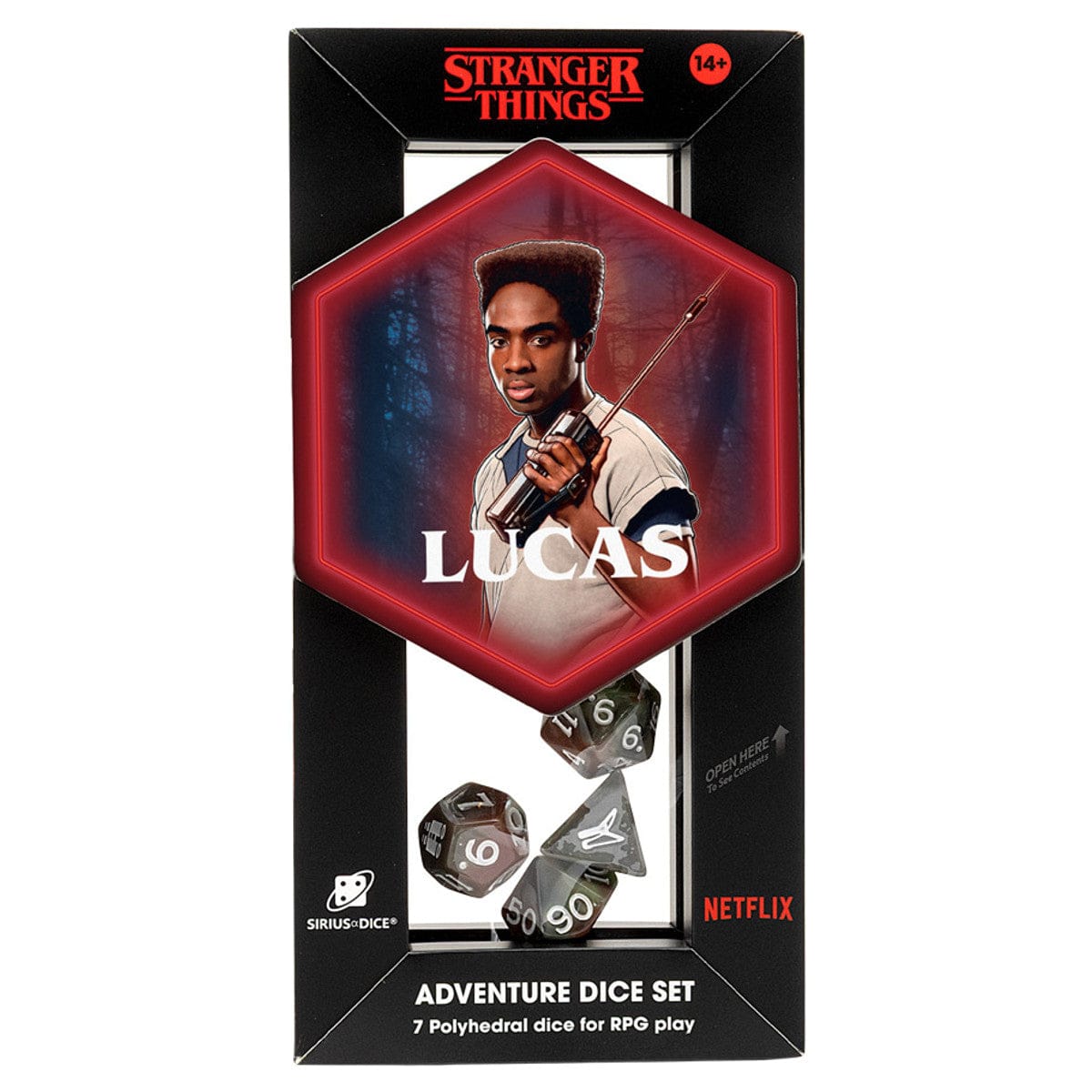 Sirius Dice Dice Lucas 7-Set Stranger Things Adventure Dice 810113711225 SDZ900202