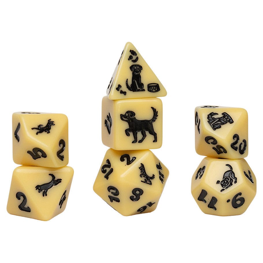 Sirius Dice Dice > Sirius Dice 7-Set Animal Dice: Golden Pup 810113711799 SDZ002604