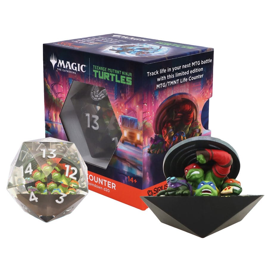 Sirius Dice Dice > Sirius Dice d20 55mm Spindown: Magic: The Gathering Teenage Mutant Ninja Turtles 810113711874 SDZ300404