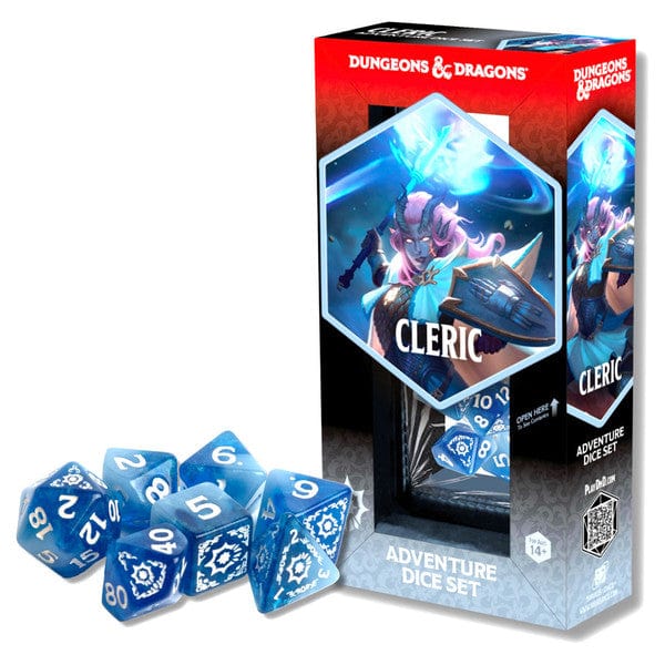 Sirius Dice Dice > Sirius Dice Dungeons & Dragons: Adventure Dice - Cleric (White/Blue) 810113711362 SDZ200207
