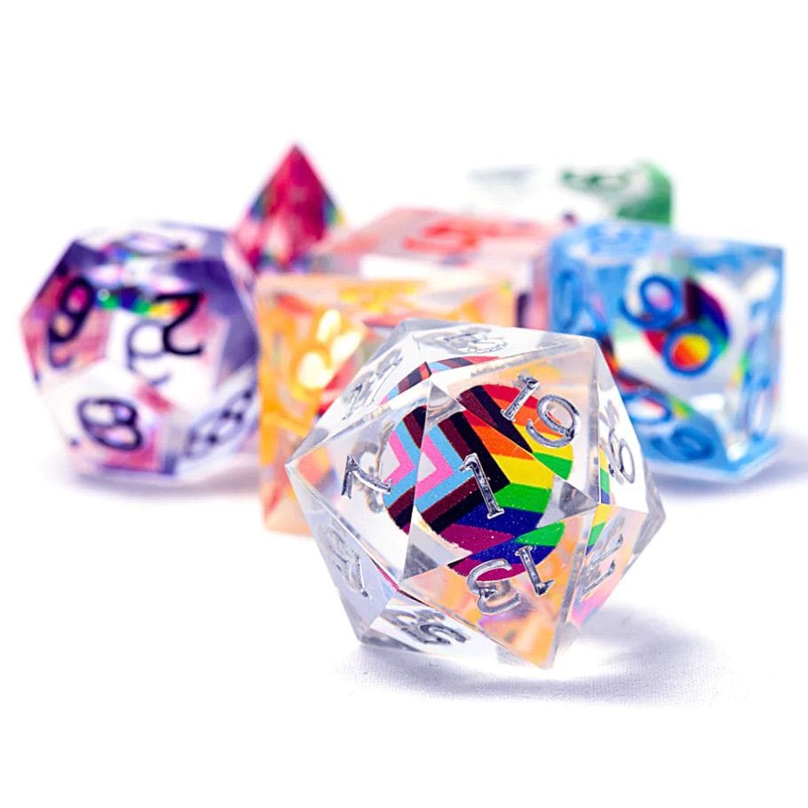 Sirius Dice Dice > Sirius Dice Dungeons & Dragons: Progress Pride Dice Set 810113711058 SDZ200001