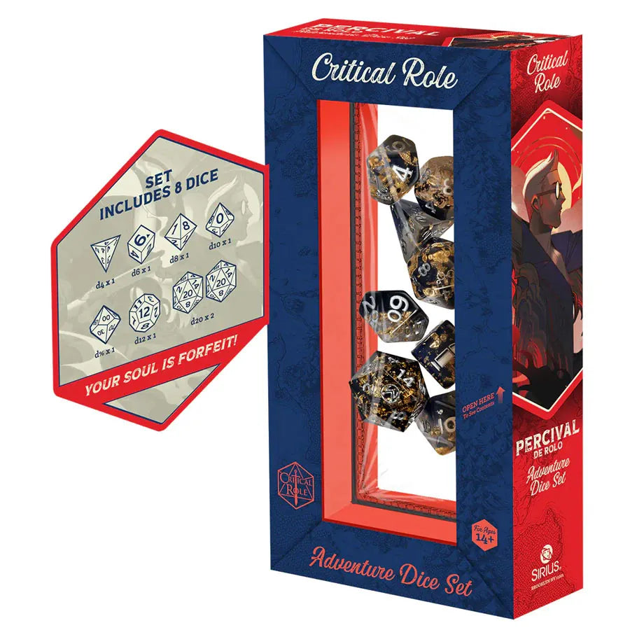 Sirius Dice Dice > Sirius Dice Vox Machina Adventure Dice: 7-Set - Percival de Rolo 810113711928 SDZ400103